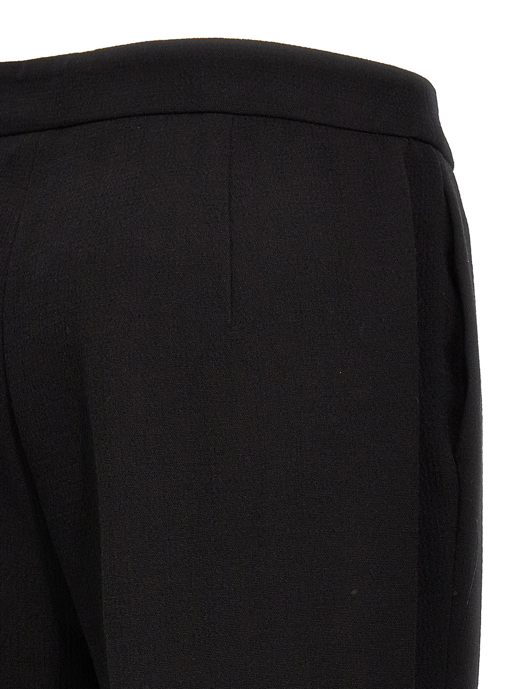 Moschino Black Viscose Dress Pants