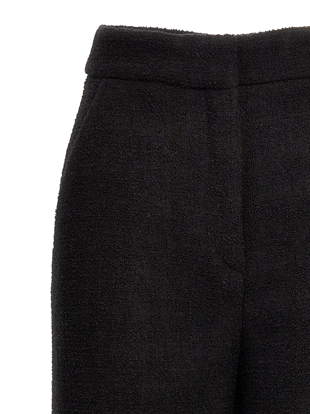 Moschino Black Wool Cropped Pants