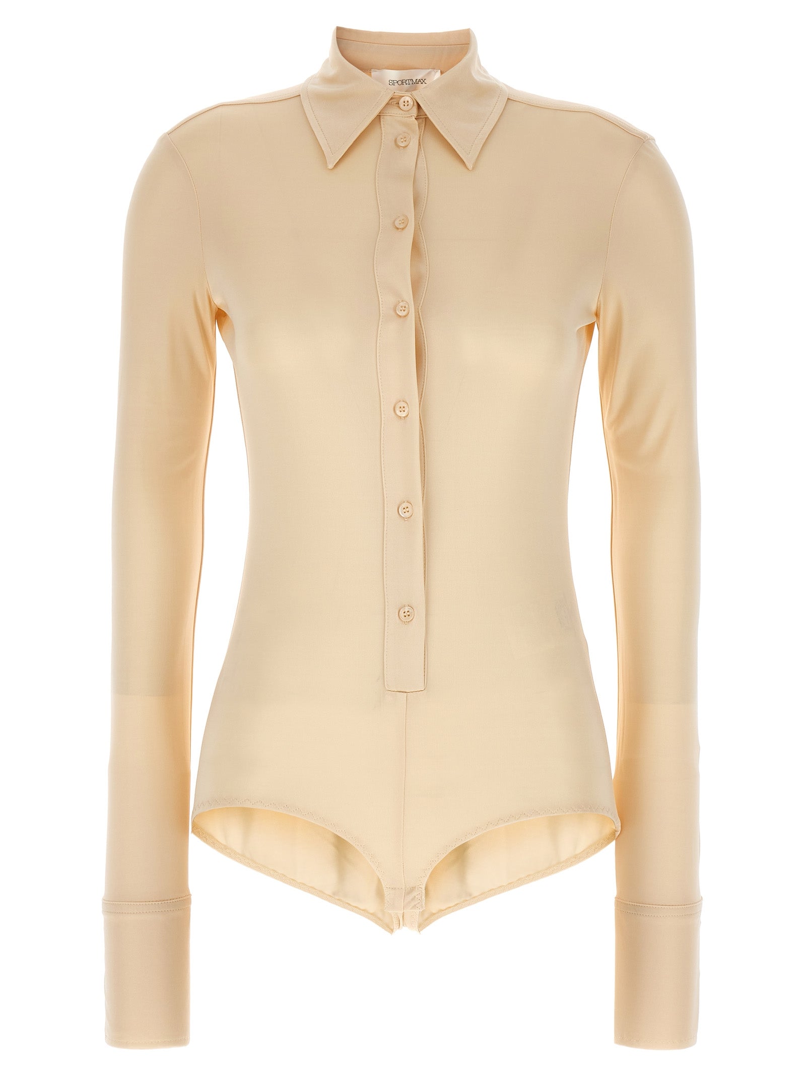 Sportmax Beige Viscose Bodysuit