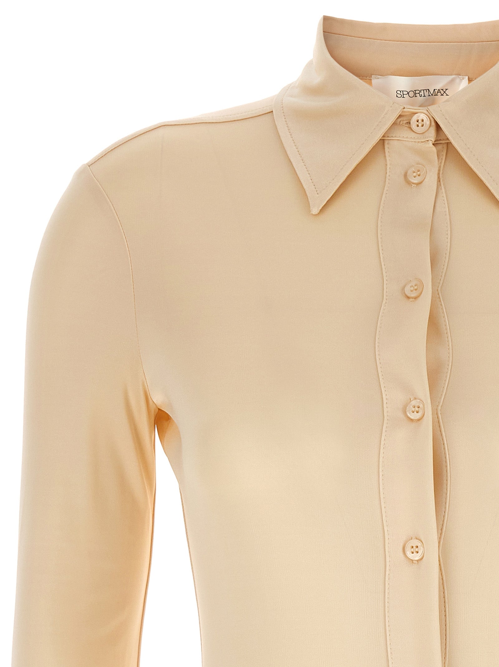 Sportmax Beige Viscose Bodysuit