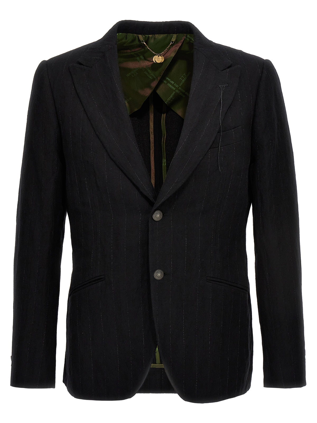 MAURIZIO MIRI Black Cotton Blazer