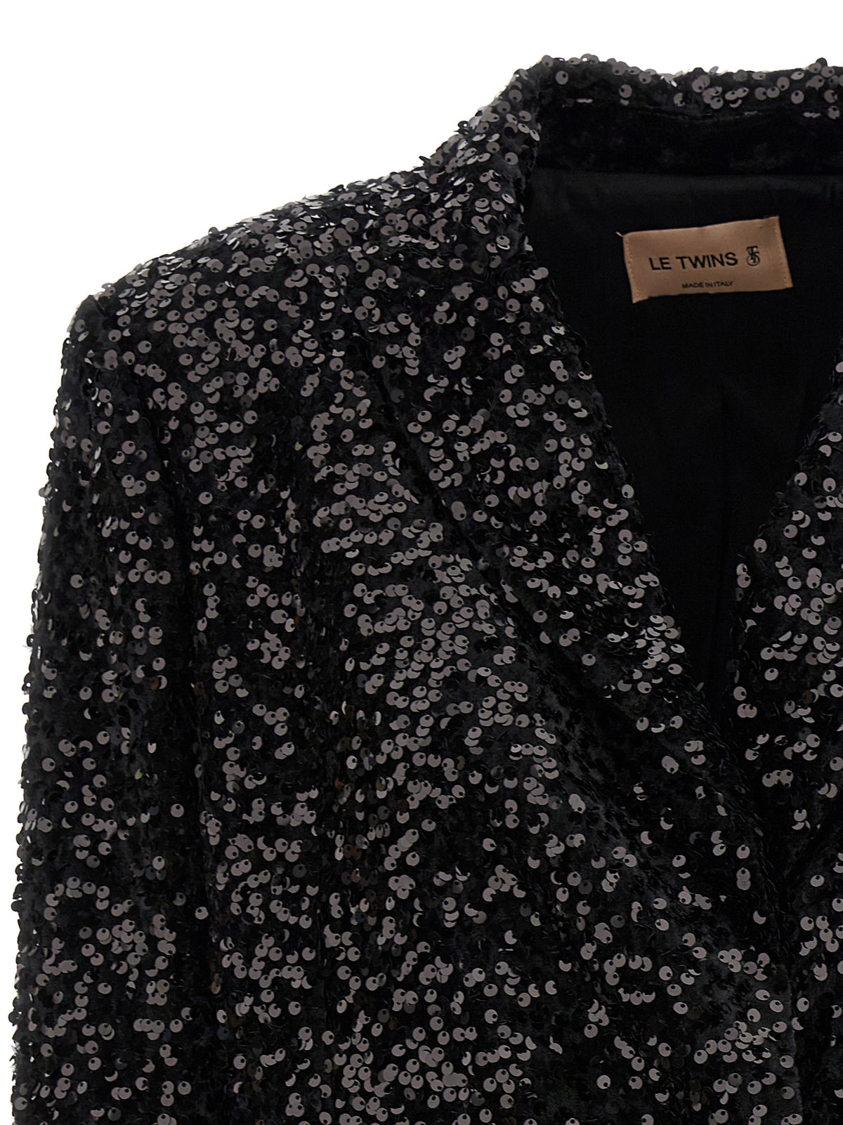 LE TWINS Black Polyester Blazer