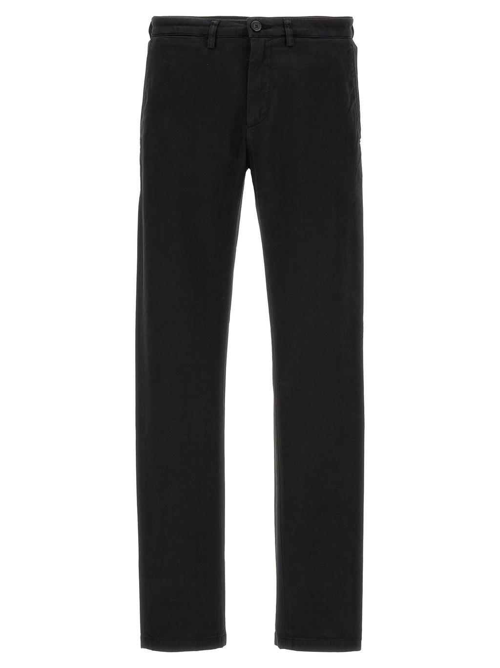 Department 5 Black Cotton Casual Pants