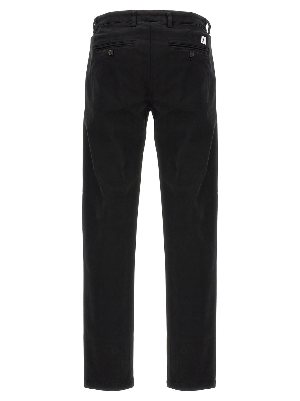 Department 5 Black Cotton Casual Pants