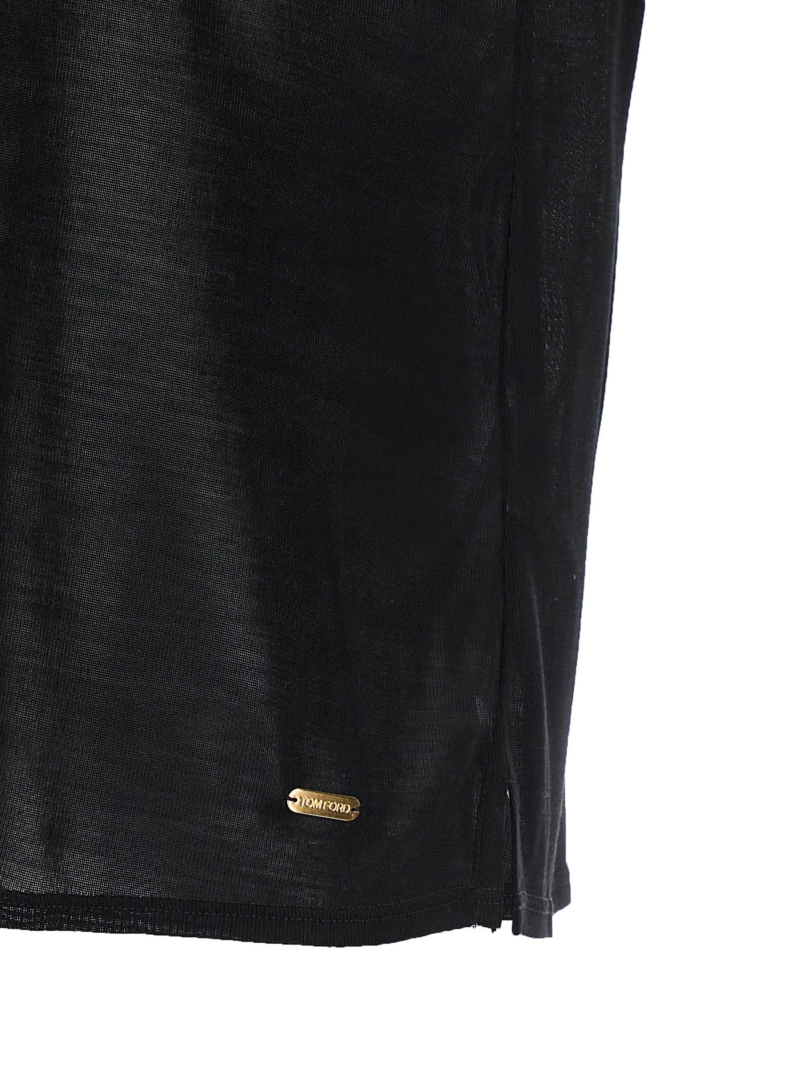 Tom Ford Black Silk T-Shirt