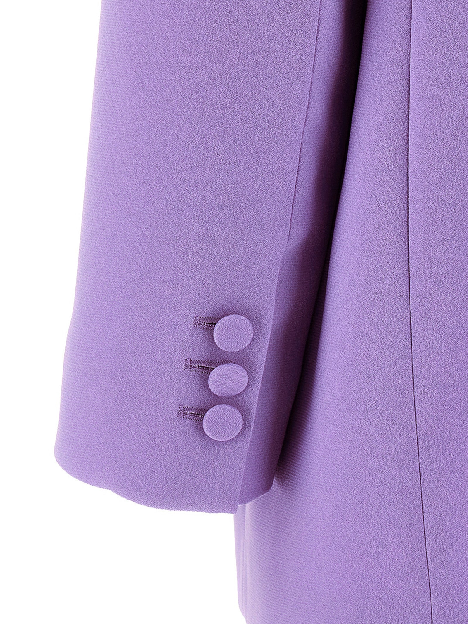 The Andamane Purple Polyester Blazer