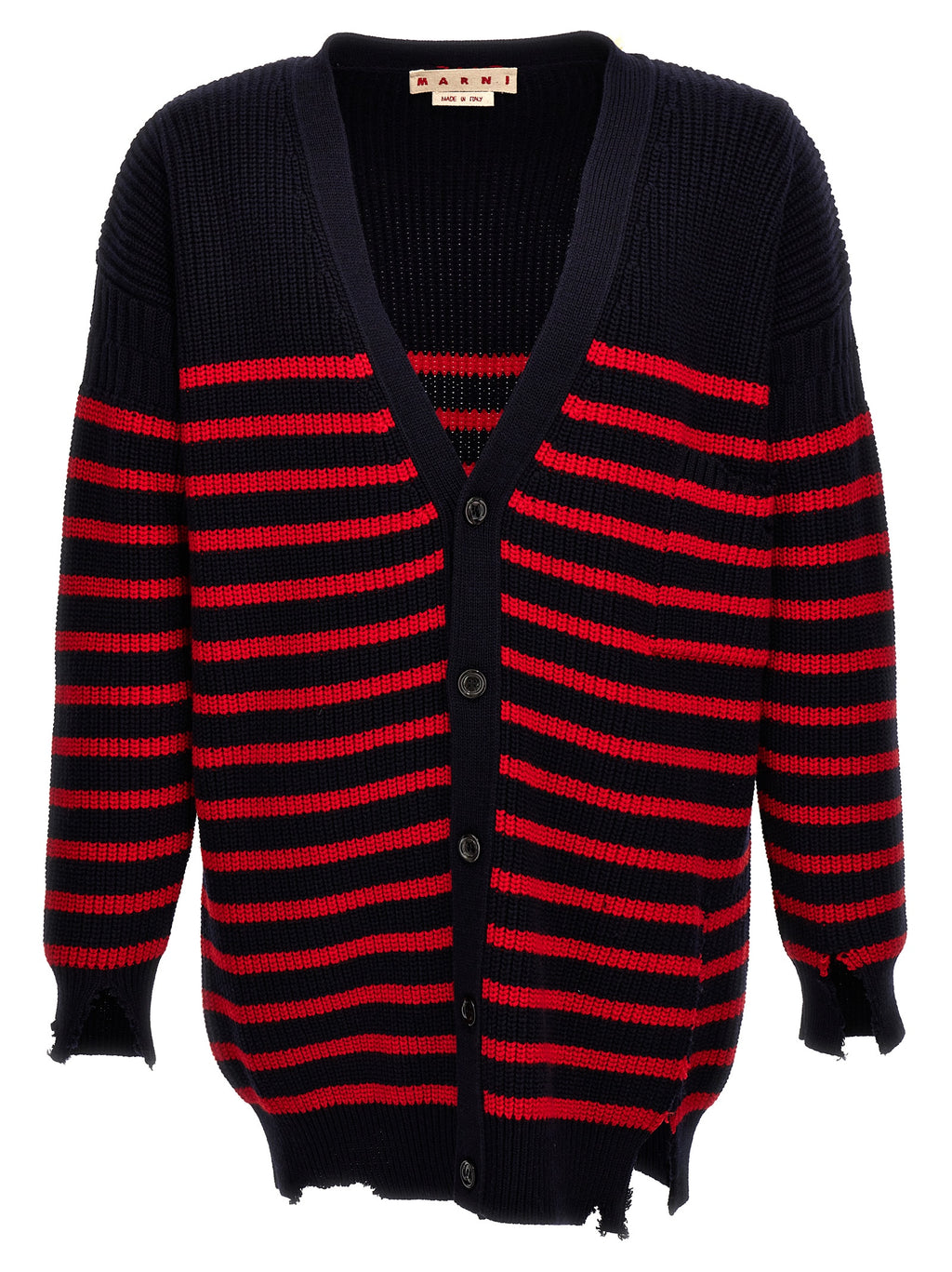 Marni Multicolor Virgin Wool Cardigan