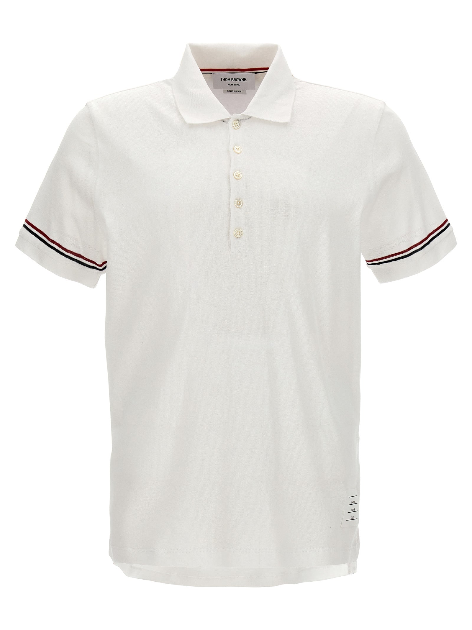 Thom Browne White Polo Shirt