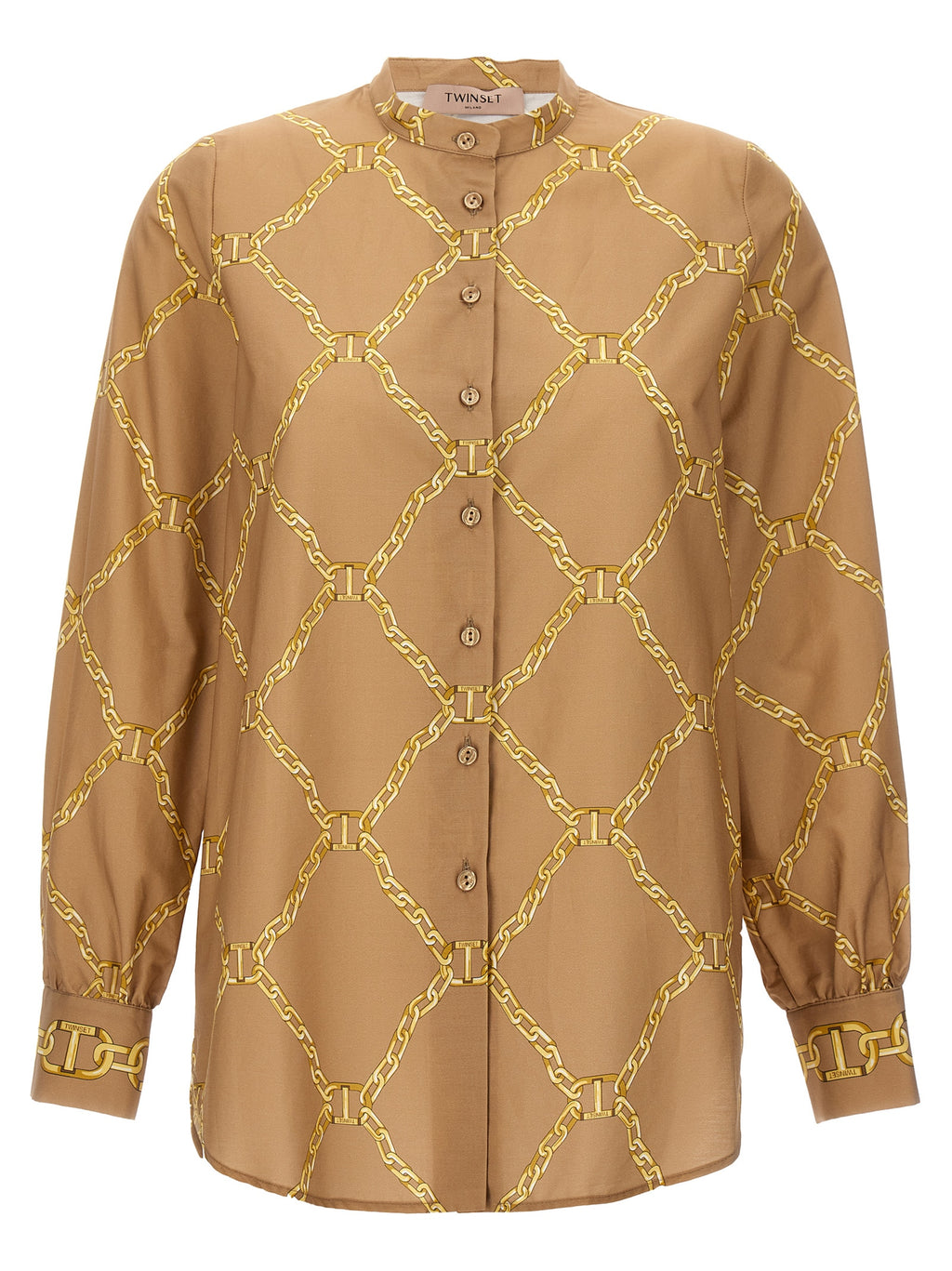 Twinset Beige Cotton Blouse