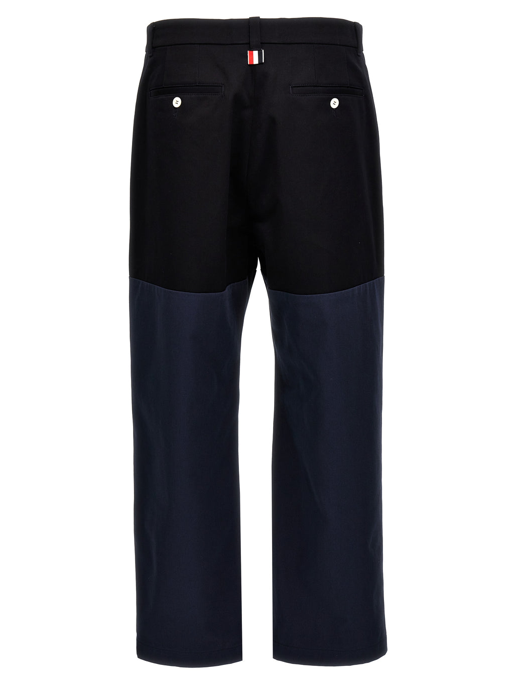 Thom Browne Blue Cotton Casual Pants