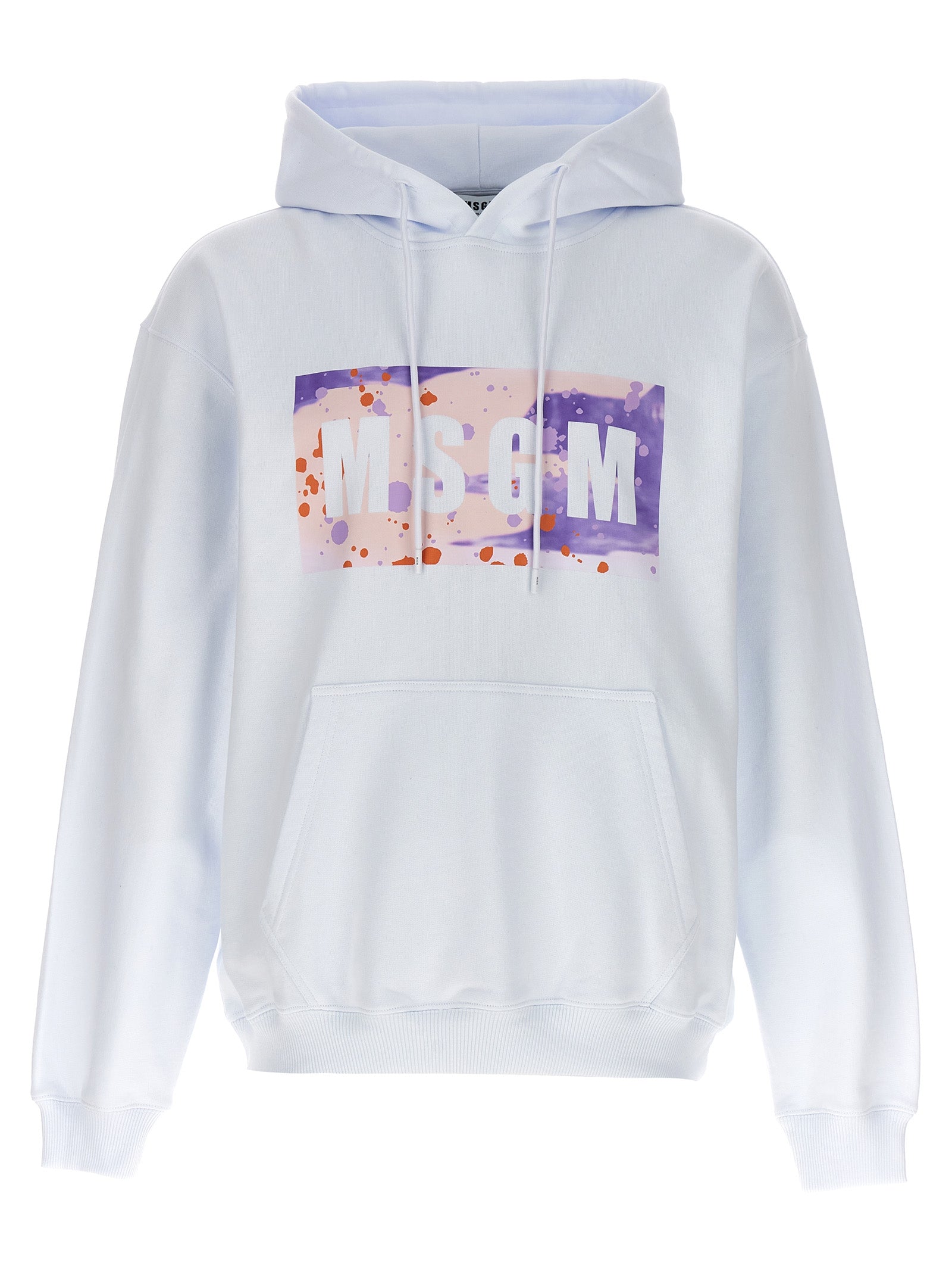 MSGM White Cotton Sweatshirt