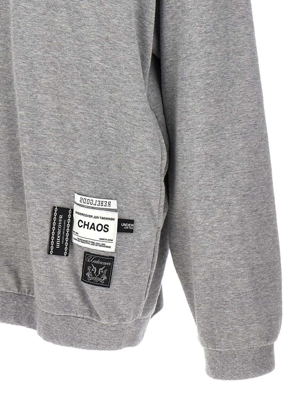 Undercover Gray Cotton Sweatshirt