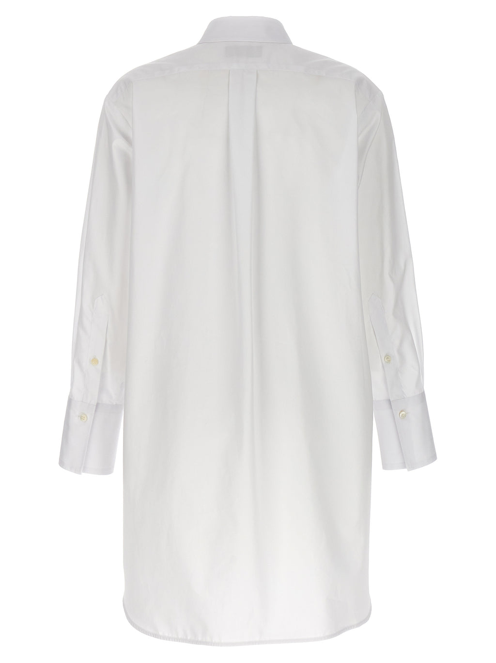 Alberto Biani White Cotton Blouse