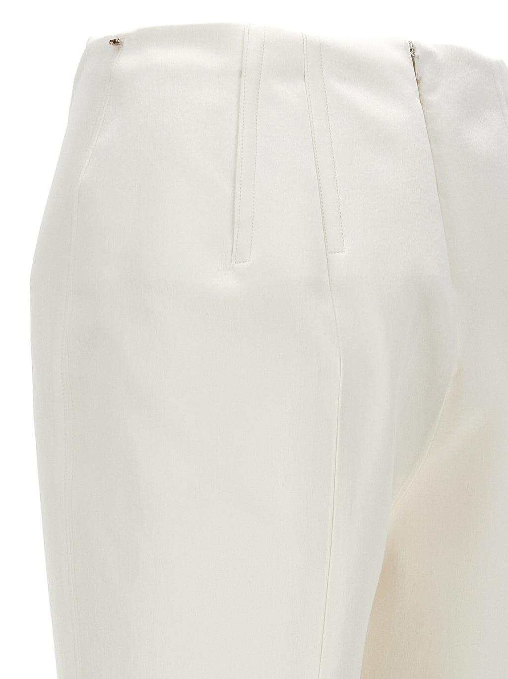 Sportmax White Acetate Dress Pants