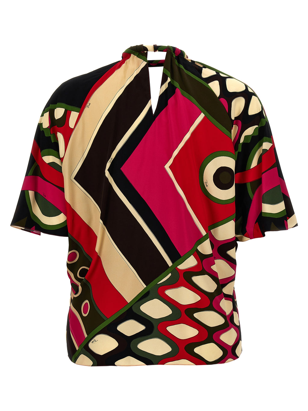 Emilio Pucci Multicolor Viscose Pattern Shirt