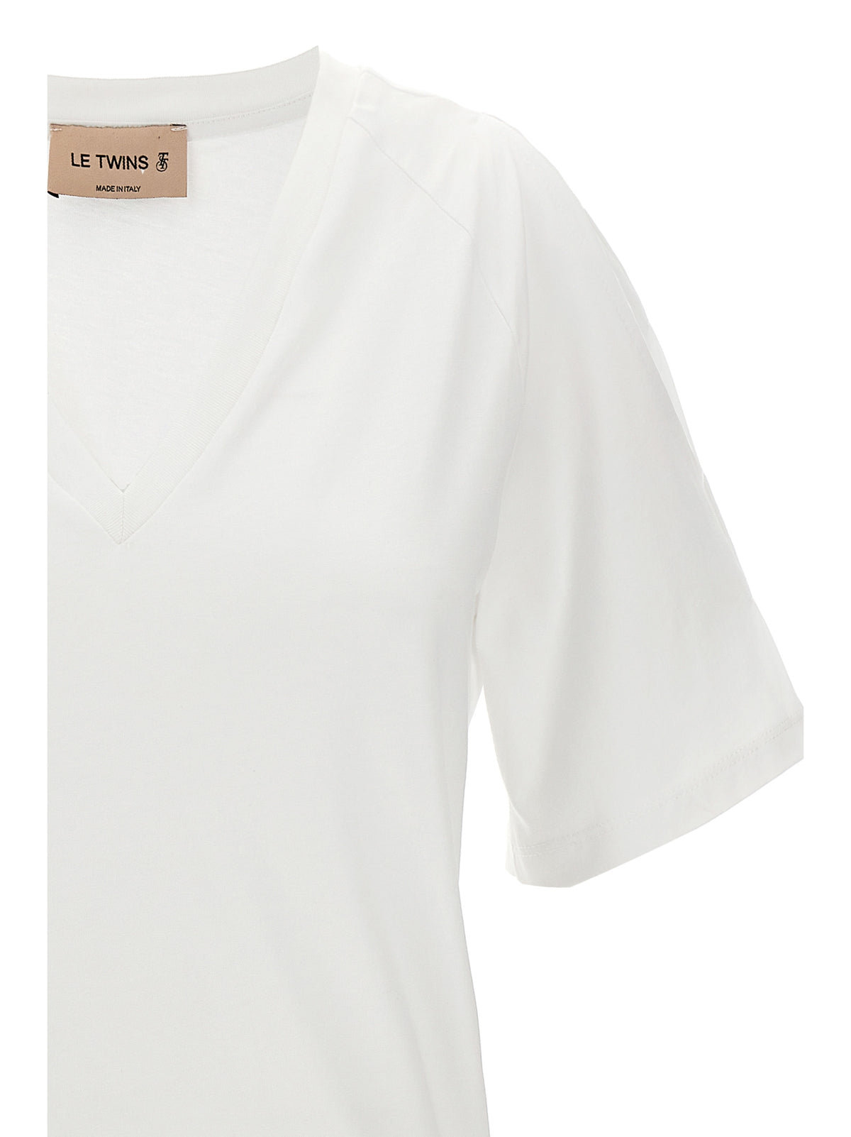 LE TWINS White Cotton T-Shirt