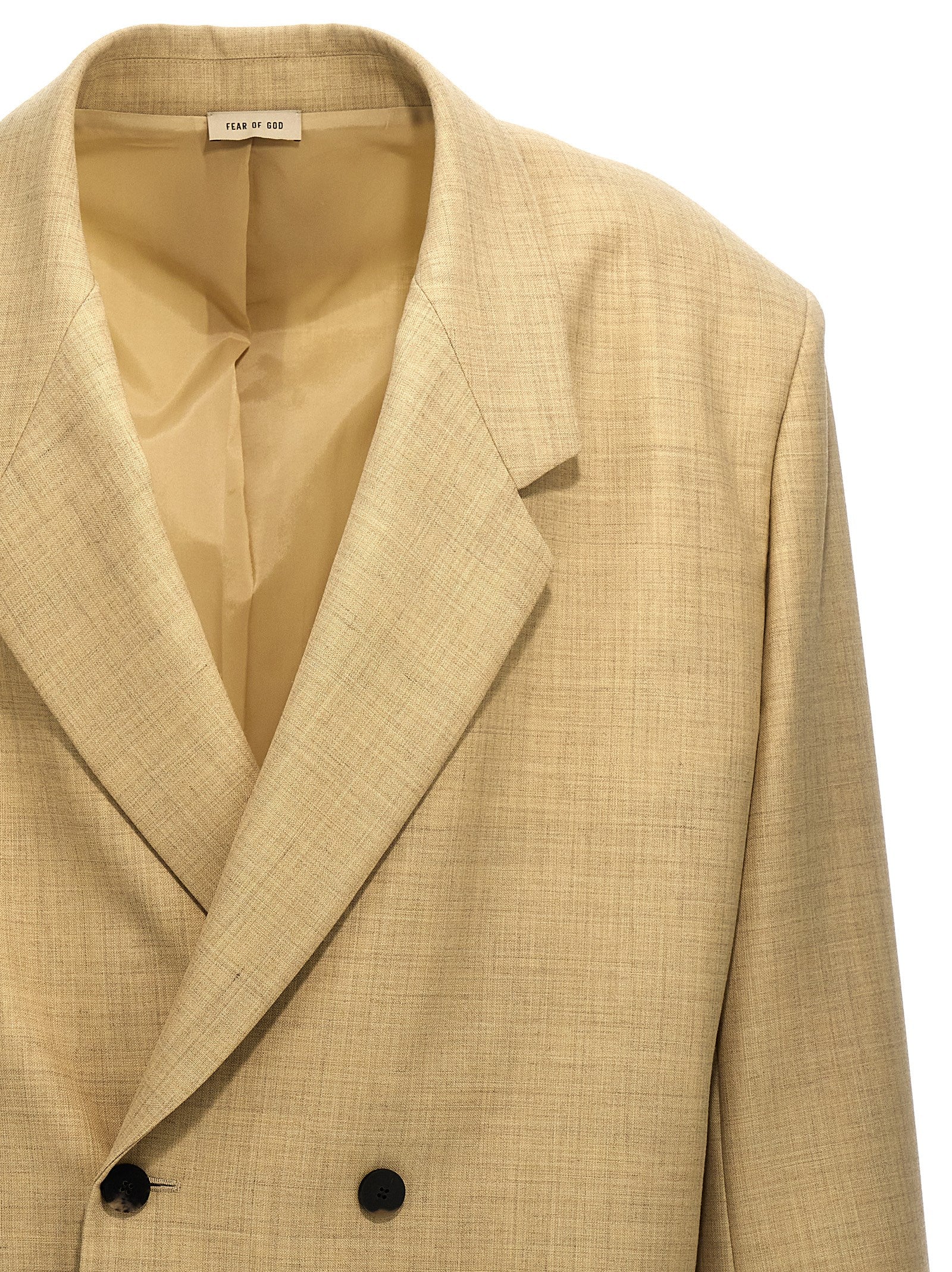 Fear Of God Beige Wool Blazer