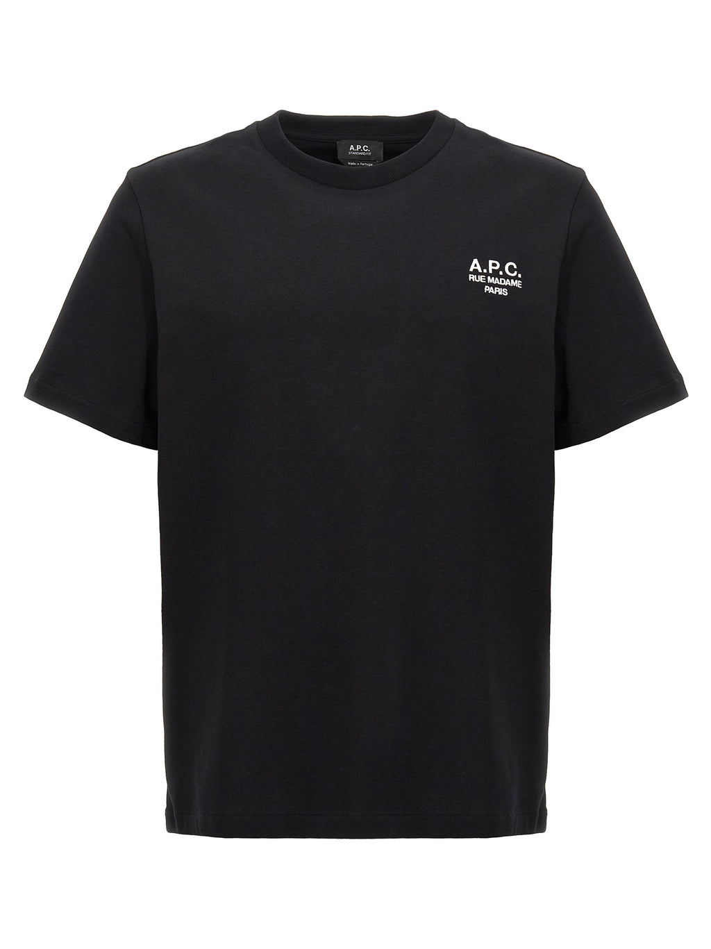 A.P.C. Black Cotton T-Shirt