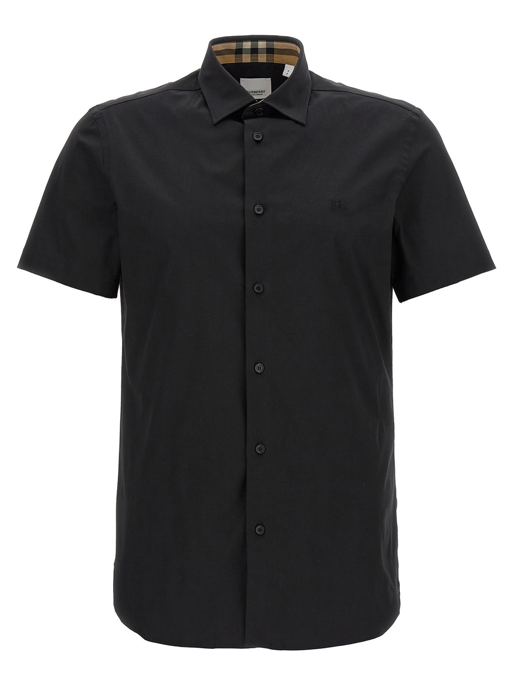 Burberry Black Cotton Blouse