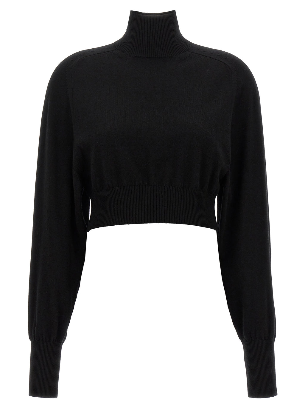 Sportmax Black Virgin Wool Cardigan