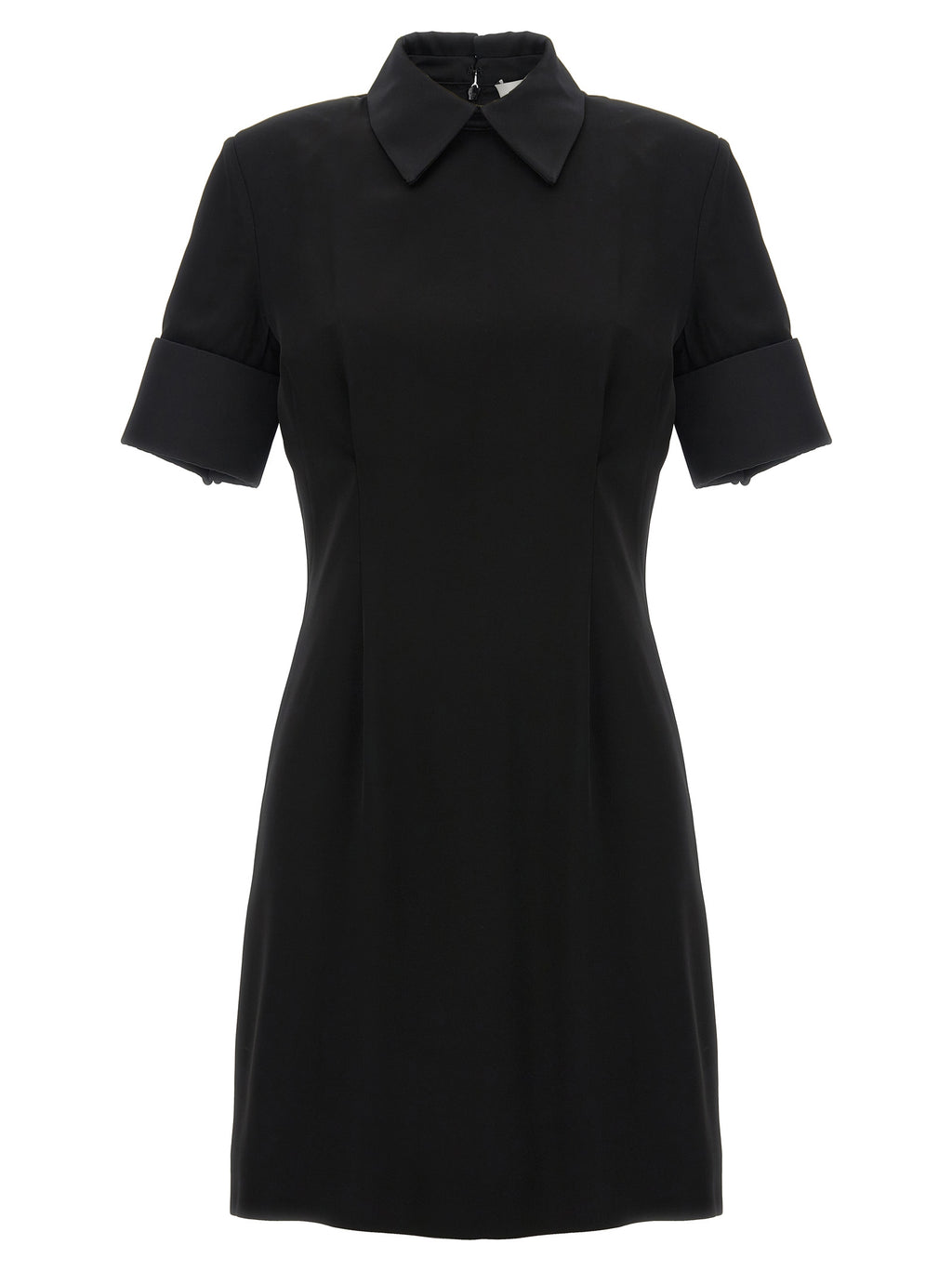 Sportmax Black Viscose Short Dress