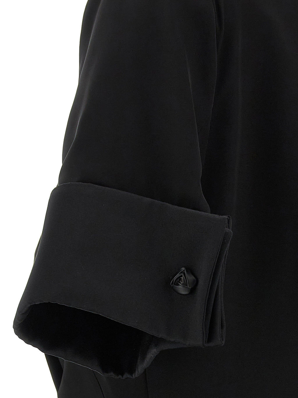 Sportmax Black Viscose Short Dress