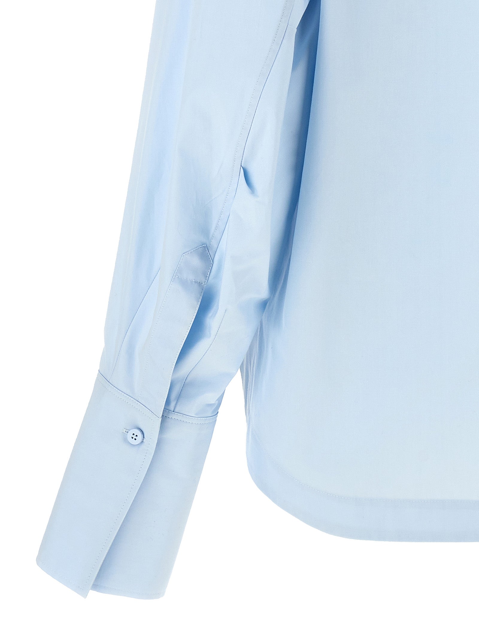 The Attico Blue Designer Fashion side view