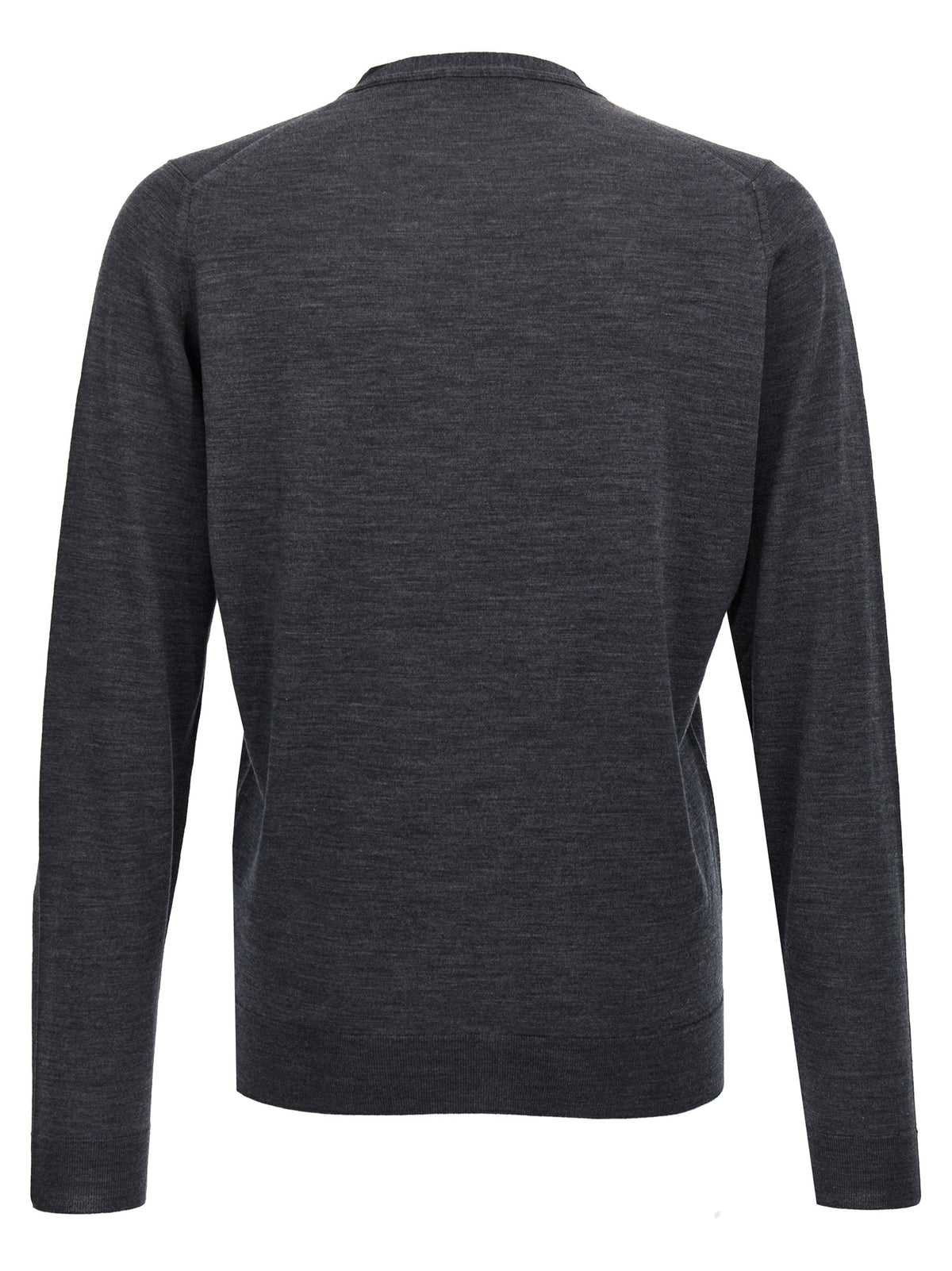 JOHN SMEDLEY Gray Wool Cardigan