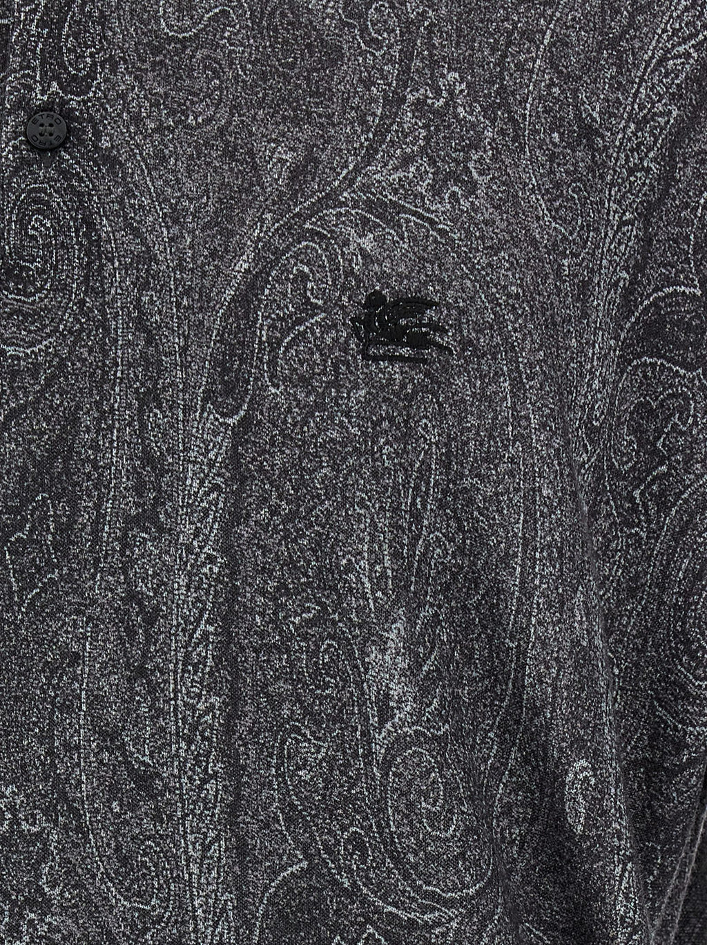 Etro Multicolor Silk Polo Shirt