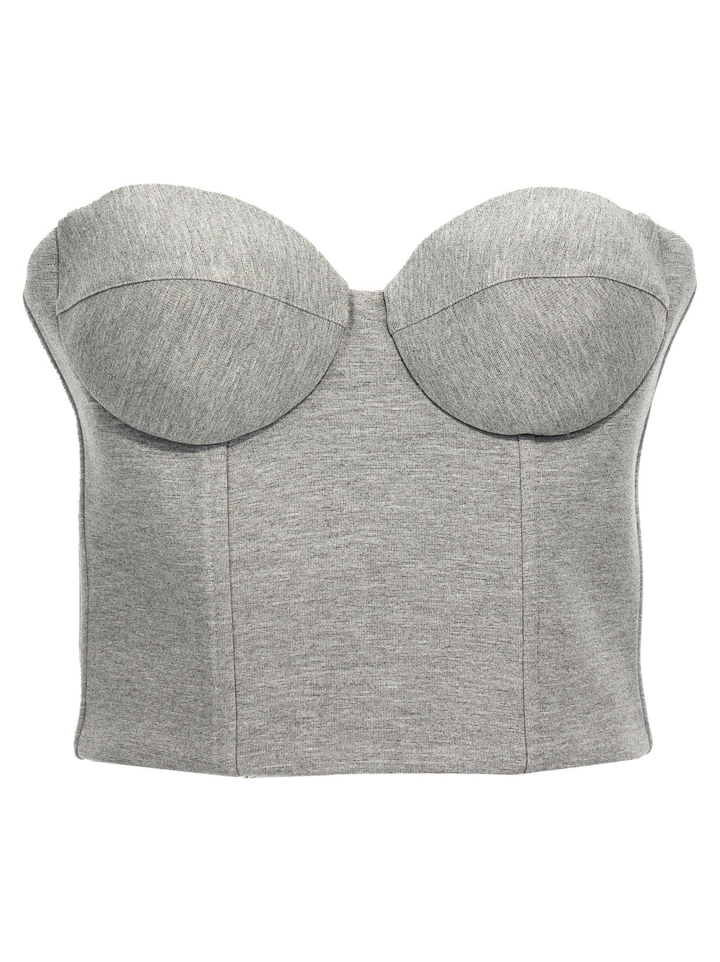 Giuseppe Di Morabito Gray Viscose Sleeveles T-Shirt