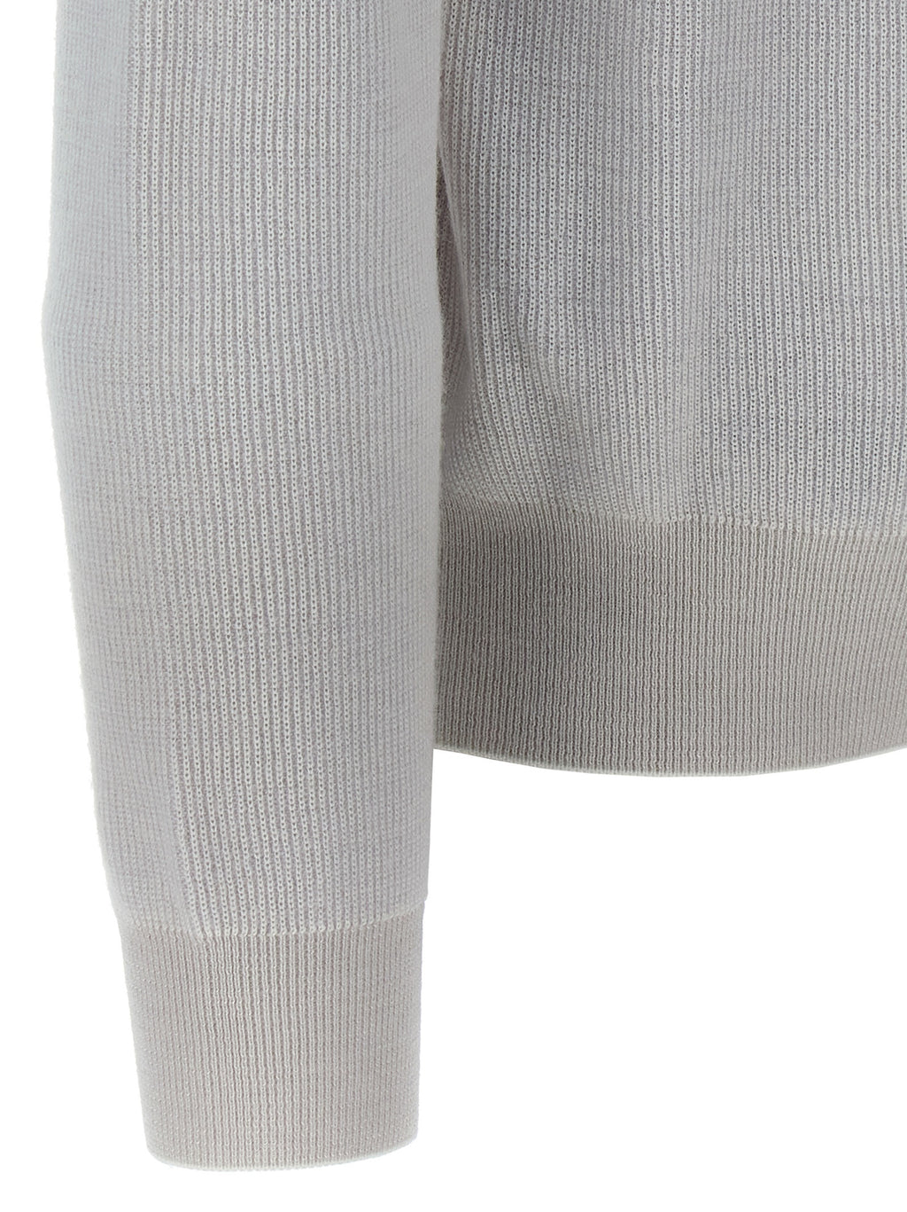 Brioni White Cashmere Cardigan