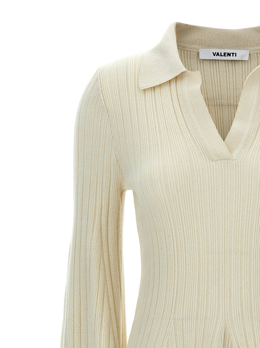 ANTONINO VALENTI White Cashmere Short Dress