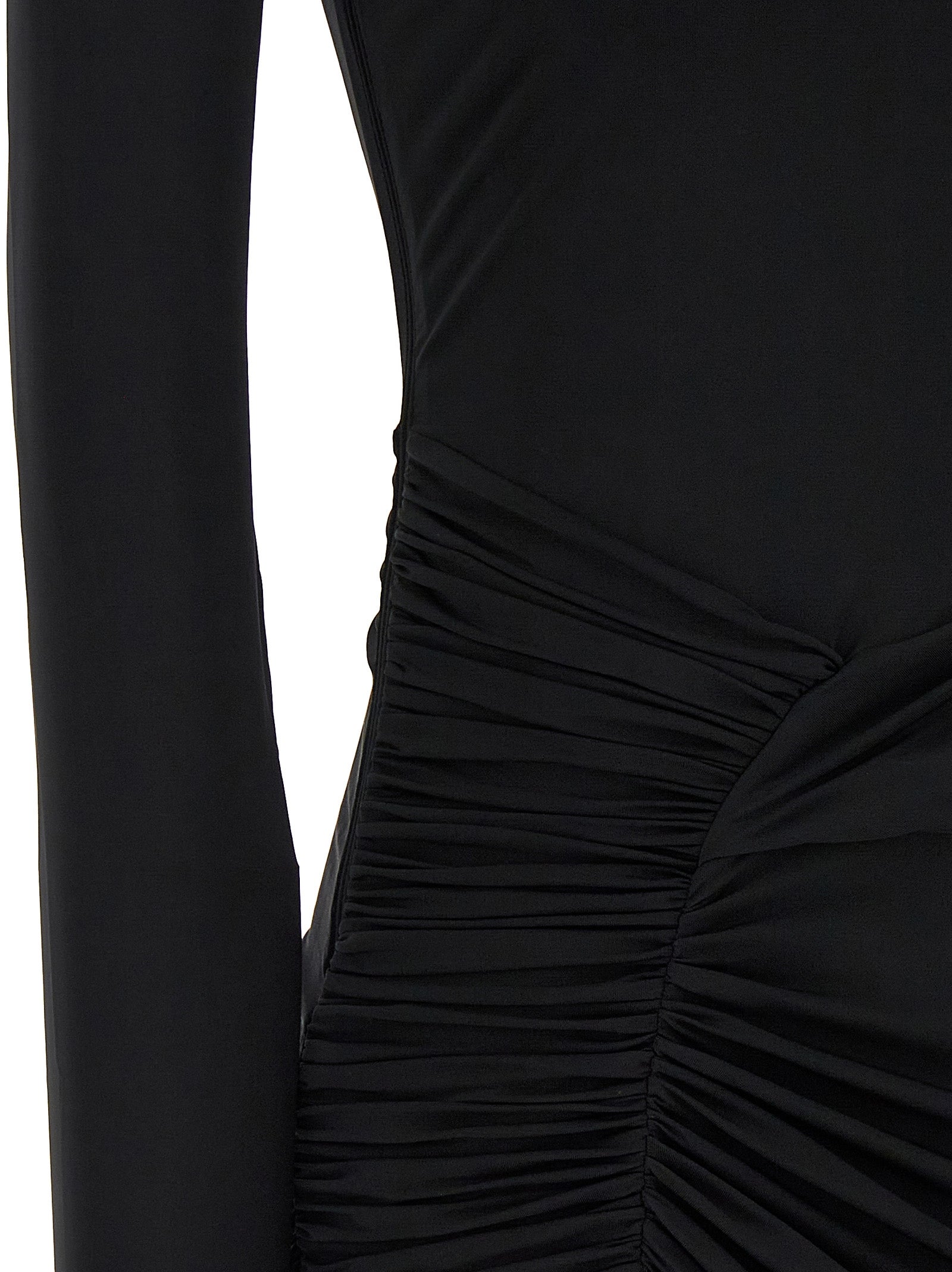 Nensi Dojaka Black Viscose Mini Skirt