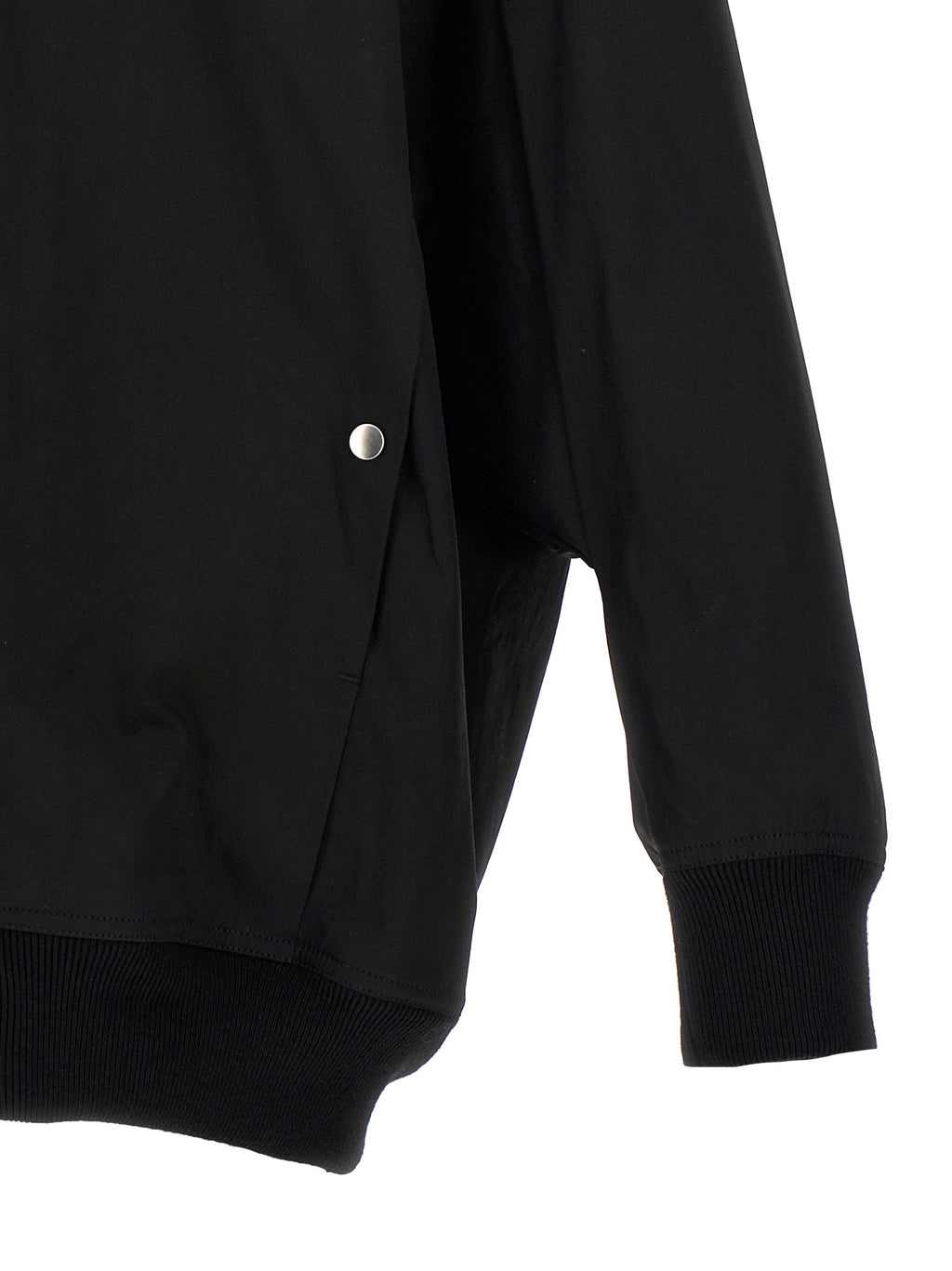 Rick Owens Black Nylon Bomber