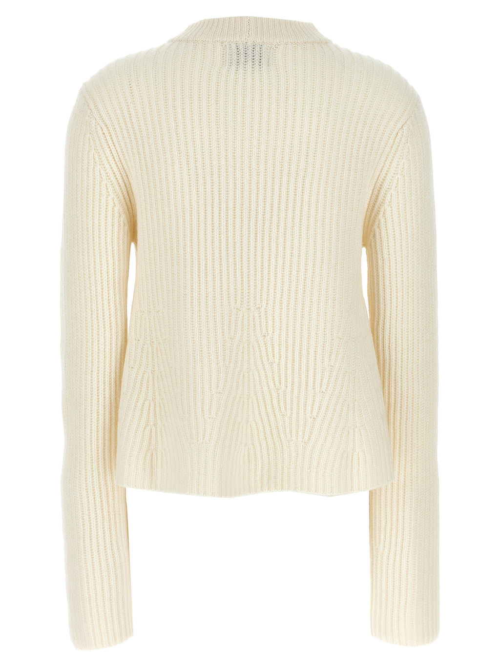 Loulou De Saison White Cashmere Cardigan