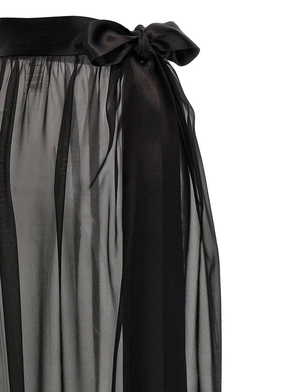 Dolce & Gabbana Black Silk Mini Skirt