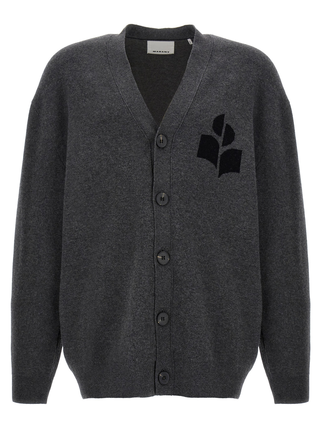 Isabel Marant Gray Cotton Cardigan