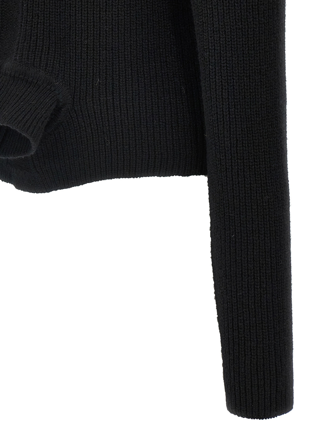 Rick Owens Black Cashmere Cardigan