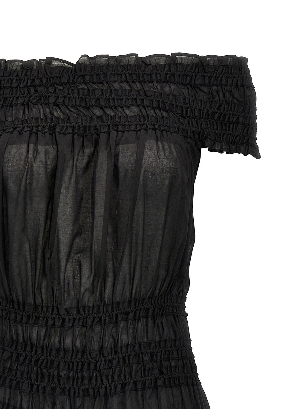 Tory Burch Black Cotton Short Dress