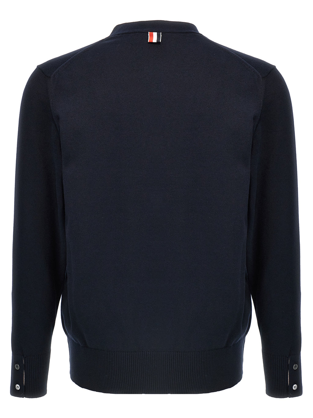 Thom Browne Blue Cotton Cardigan