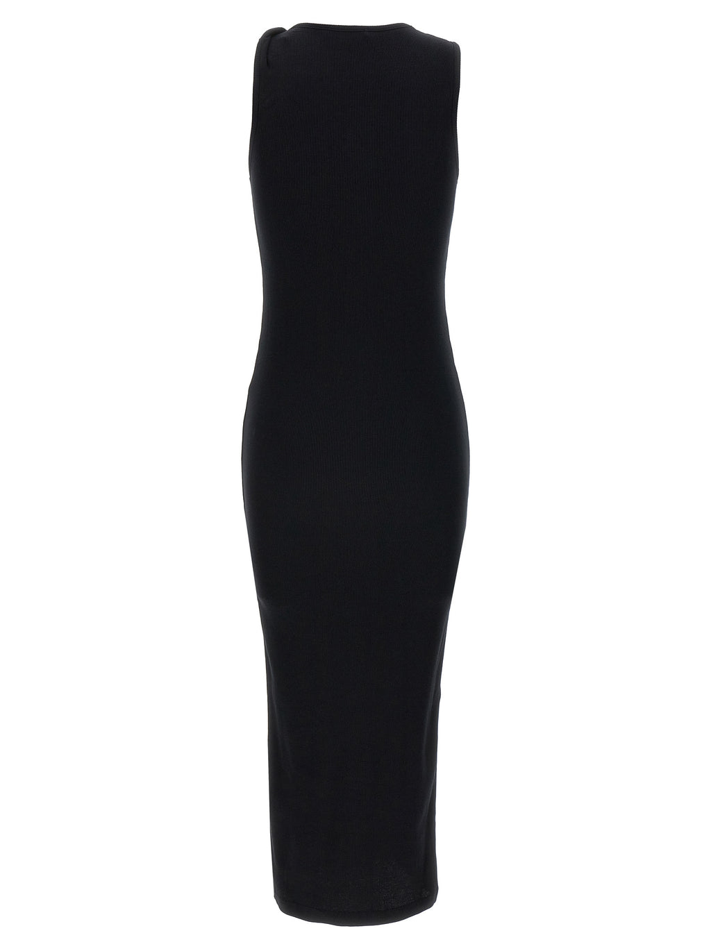 J.W.Anderson Black Cotton Midi Dress