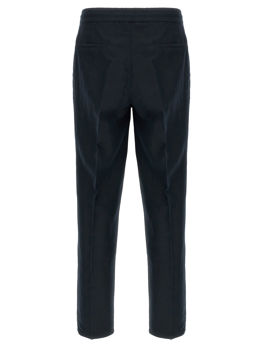 Brunello Cucinelli Blue Linen Casual Pants