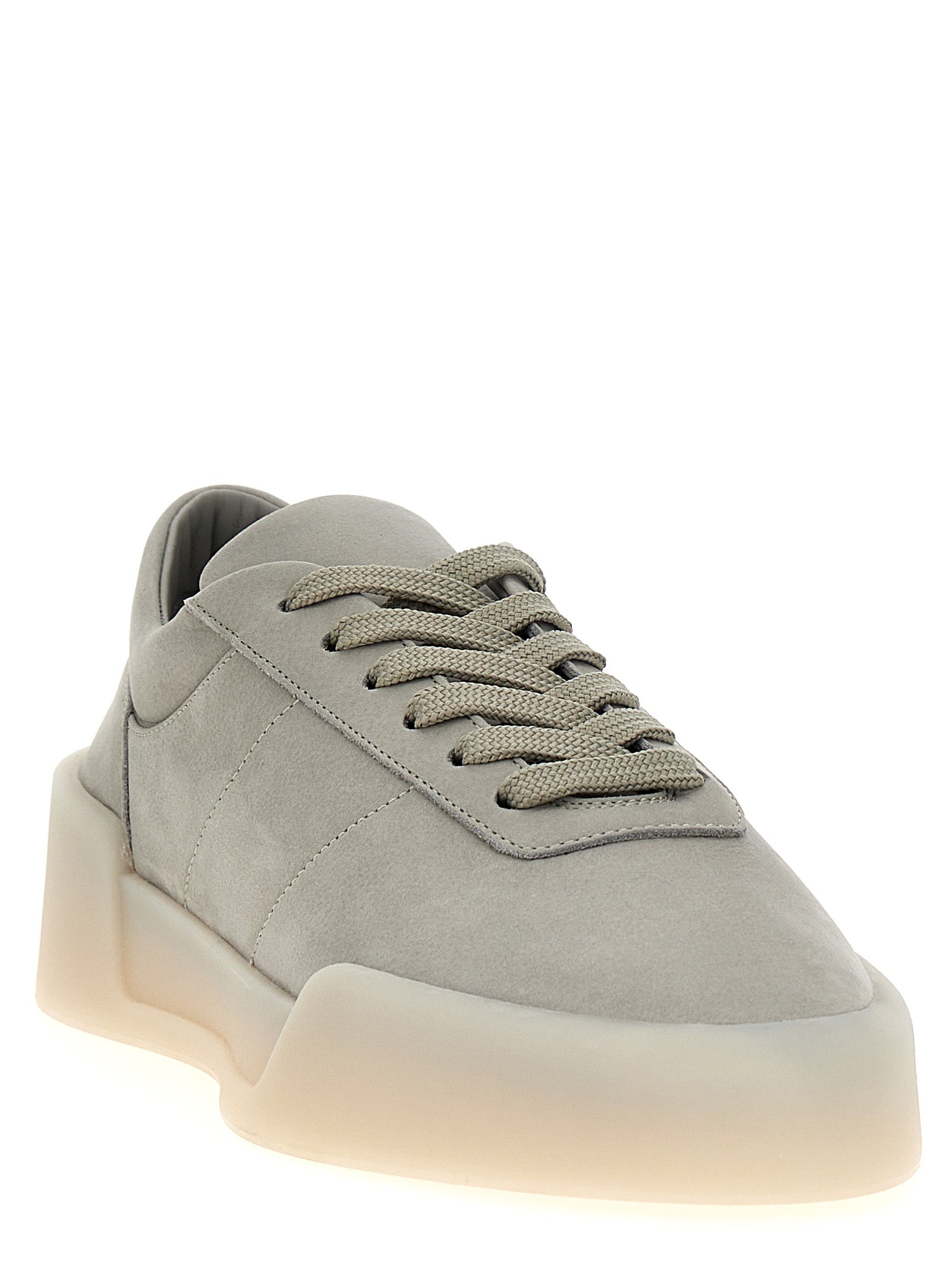 Fear Of God Gray Leather Athletic Sneakers