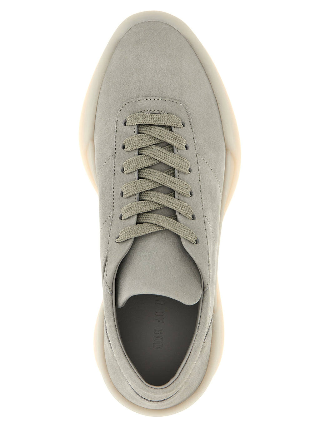 Fear Of God Gray Leather Athletic Sneakers
