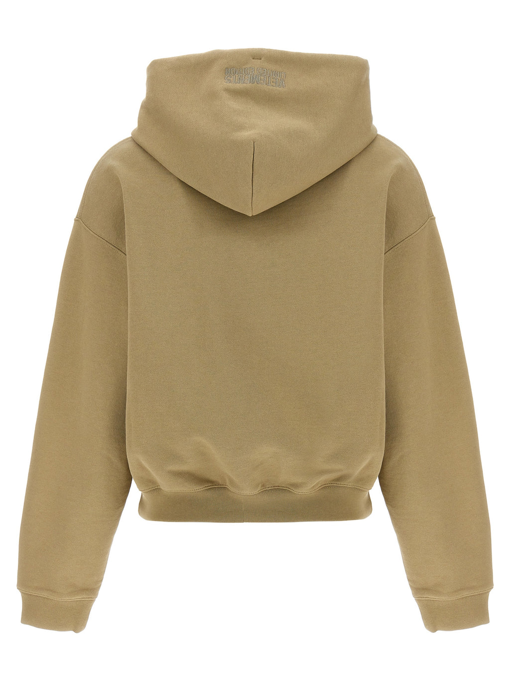 Vetements Beige Cotton Hoodie