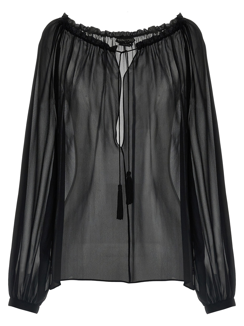 Tom Ford Black Silk Blouse