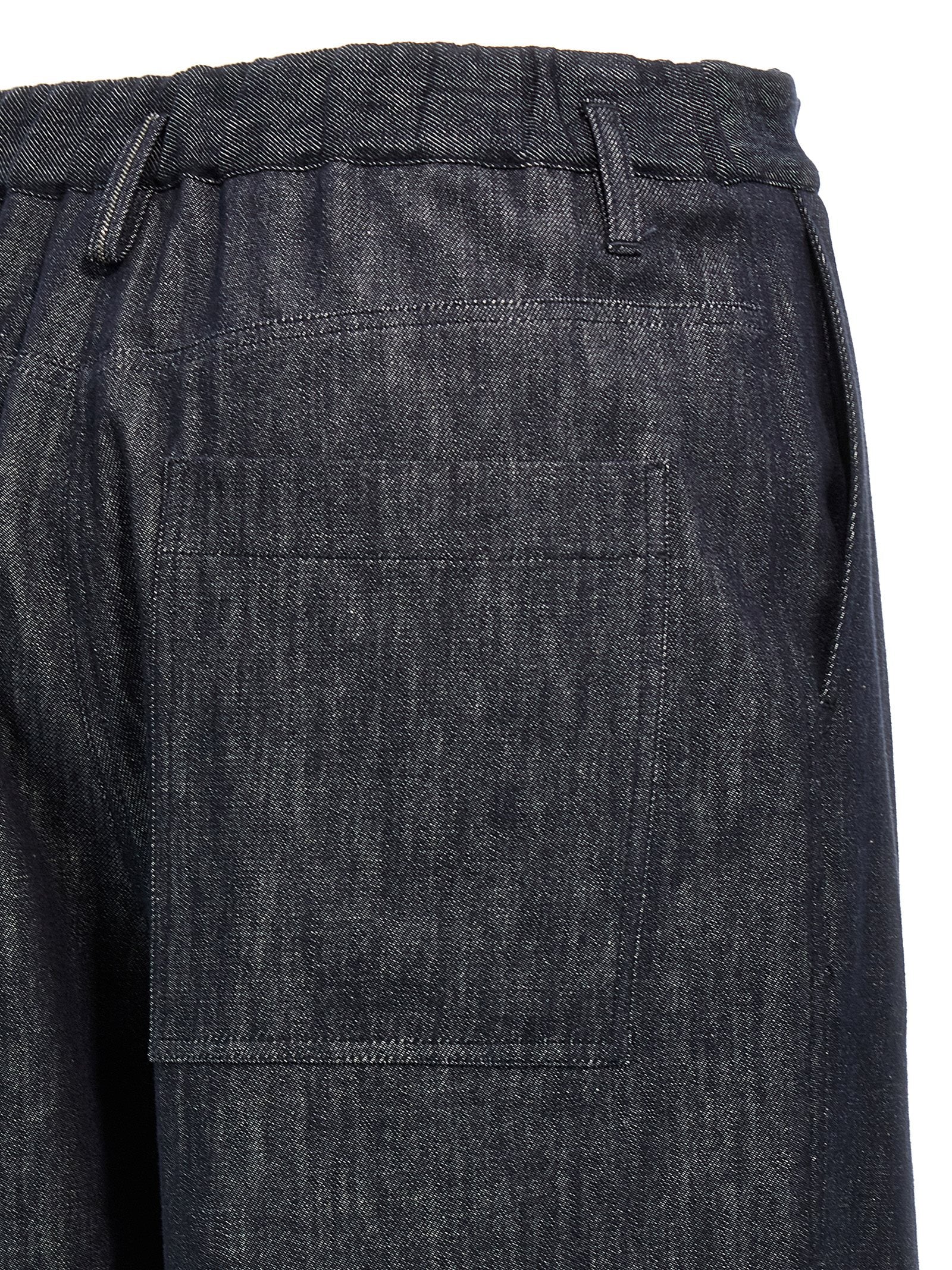 Brunello Cucinelli Blue Designer Fashion side view
