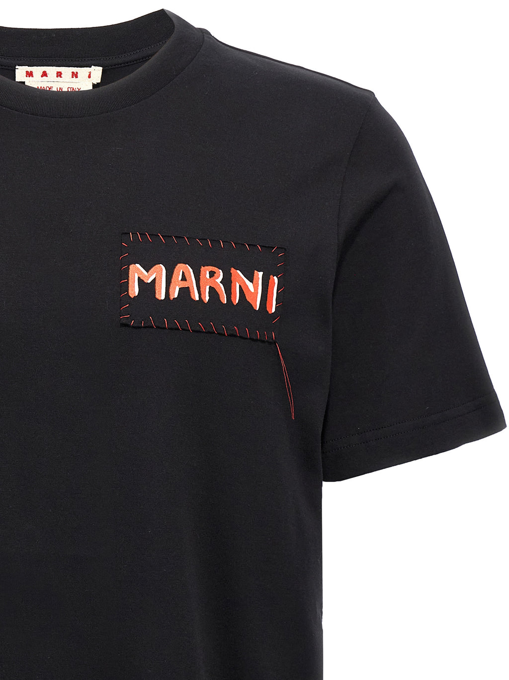 Marni Black Cotton T-Shirt