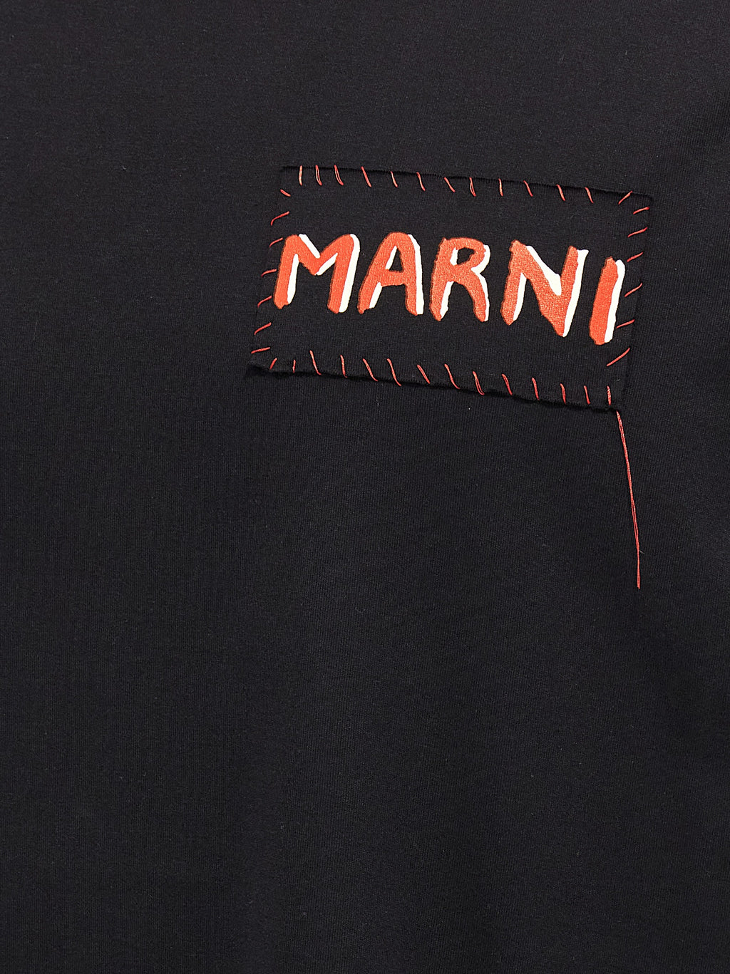 Marni Black Cotton T-Shirt