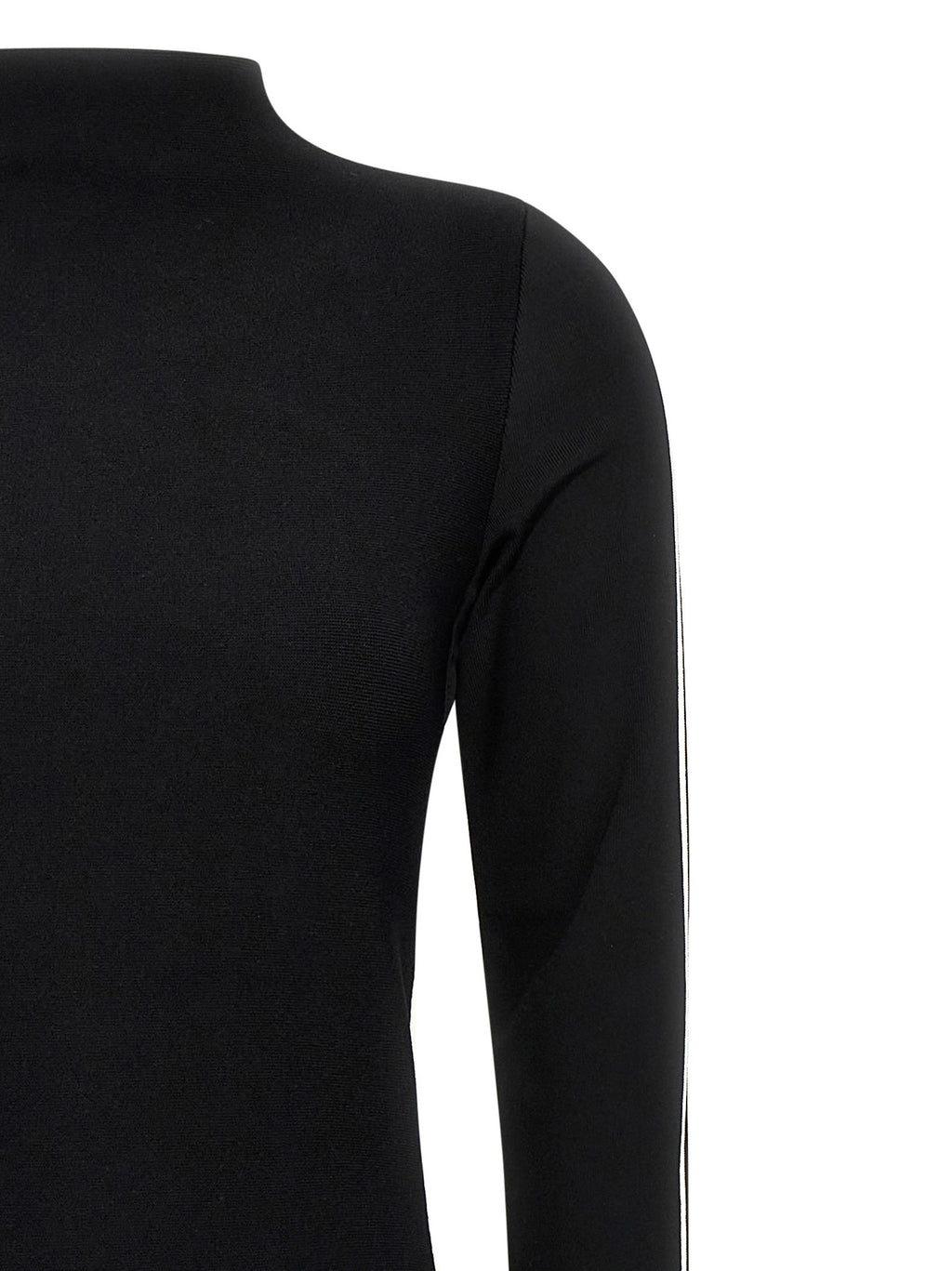 Sportmax Bicolor Viscose Midi Dress